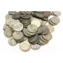 100 x War time silver nickels USA 35% silver content 1942-1945 