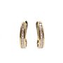 10 Karat Yellow Gold Ladies Diamond Leverback Earrings