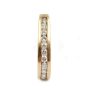 10 Karat Yellow Gold Ladies Diamond Leverback Earrings