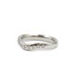 Tiffany & Co Elsa Peretti Platinum Diamond 3mm Curved Wedding Band