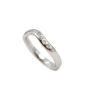 Tiffany & Co Elsa Peretti Platinum Diamond 3mm Curved Wedding Band