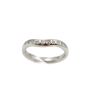 Tiffany & Co Elsa Peretti Platinum Diamond 3mm Curved Wedding Band