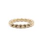 Pandora 14K Gold & Black Diamond Bubble Ring