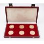 1980 Moscow Olympics Gold complete set of 6-coins