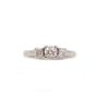 14 Karat White Gold Ladies 0.50 Carat Diamond Engagement Ring