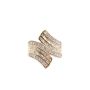 1.14ct Diamond ring 98x round brilliant & tapered Baguette Diamonds