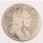 Great Britain Six Pence 6d William III silver coin 17th century