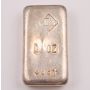 10 oz JM Johnson Matthey 999 Poured Vintage Silver Bar. 