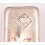 10 oz JM Johnson Matthey 999 Poured Vintage Silver Bar. 