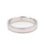 Tiffany & Co Diamond Platinum 4mm Wedding Milgrain Band 