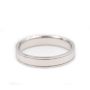 Tiffany & Co Diamond Platinum 4mm Wedding Milgrain Band 