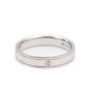 Tiffany & Co Diamond Platinum 4mm Wedding Milgrain Band 