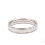 Tiffany & Co Diamond Platinum 4mm Wedding Milgrain Band 