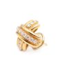 Tiffany & Co. 18k Gold Signature X Diamond Earrings 0.75 cts VVS