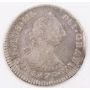 1778 Peru 1 Real silver coin Lima MJ KM#75 circulated slight bend
