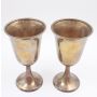 Birks Sterling Silver Wine Goblets 284.4g 6.37 x 3.5 inches 1x small dent