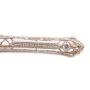 Edwardian Diamond Brooch 14K Yellow & White Gold Filigree Bar w/Appraisal $1,400