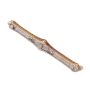 Edwardian Diamond Brooch 14K Yellow & White Gold Filigree Bar w/Appraisal $1,400