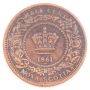 1861 Nova Scotia 1/2 Cent VF