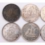 10x 1949 Canada Silver Dollars 10-coins