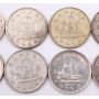 10x 1949 Canada Silver Dollars 10-coins