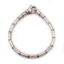 Tiffany & Co. Sterling Silver & Hematite Zig Zag Aztec type