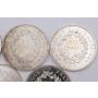 5x France 50 Franc silver coins 2x1974 2x1976 1x1978