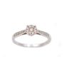 14K  White Gold 0.22 Carat Diamond ring  