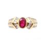 0.62 ct Ruby and Diamonds 14K yg ring with appraisal $3,800.00 Size-7