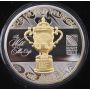 2011 New Zealand 1 oz Silver Proof Coin Rugby World Cup Webb Ellis Cup