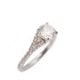 1.20 Carat Round Brilliant Platinum Engagement Ring GIA SI2, I Color