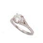 1.20 Carat Round Brilliant Platinum Engagement Ring GIA SI2, I Color
