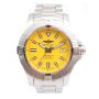 Breitling Avenger Seawolf 45mm A17319 Yellow Face Stainless Mens Watch