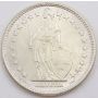 1965 Switzerland 2 Franc silver coin Choice Uncirculated