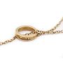 Tiffany & Co 18 Karat Yellow Gold 1837 Interlocking Circles Lariat Necklace 