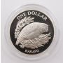 1986 New Zealand $1 silver coin Kakapo Bird original case P56a Choice Proof