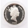 1986 New Zealand $1 silver coin Kakapo Bird original case P56a Choice Proof