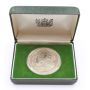 1980 New Zealand $1 silver coin Fantail Bird original case P49a Choice Proof