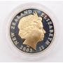 2003 New Zealand Coronation $5 Five Dollar Silver Gold Proof Coin