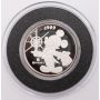 1989 Walt Disney's Mickeys Holiday Treasures 1 oz Ounce Silver Round 