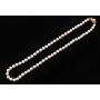 AKOYA 64 Pearl necklace 20 inch 7-7.5mm cream/pink 14K with appraisal $2,100. 