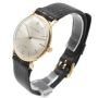Germinal Voltaire 17 Jewel Manual Wind 14K Yellow Gold Vintage Mens Wristwatch