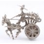 Hamilton Rickshaw Marcasite Vintage Brooch Cal. 14 Watch with Box
