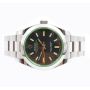 Rolex Milgauss 116400GV Black Dial Green Crystal Oyster 40mm Watch 