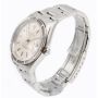 Rolex Date 15210 34mm Stainless Steel Silver Dial Engine Turned Bezel Watch