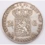 1874 Netherlands 2 1/2 Gulden silver coin VF