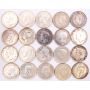 20x 1949 Canada silver dollars 20-coins EF to Choice AU/UNC