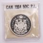 1964 Canada 50 cents  Gem Prooflike Cameo