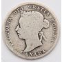 1892 Canada 25 cents AG/G