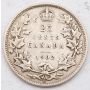 1902H Canada 25 cents FINE+